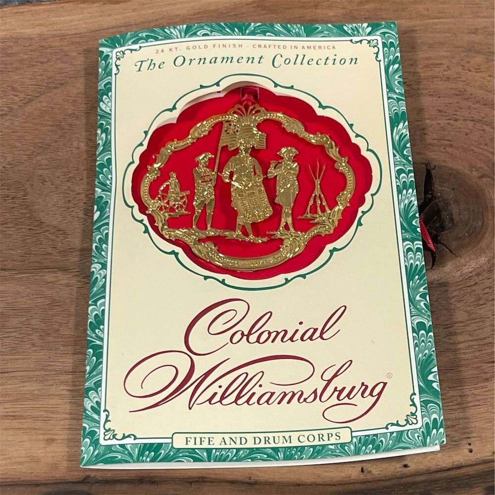 Colonial Williamsburg Fife and Drum Corps Holiday Ornament